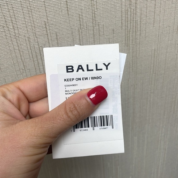 Bally large geometric grey tote bag - Picture 9 of 10